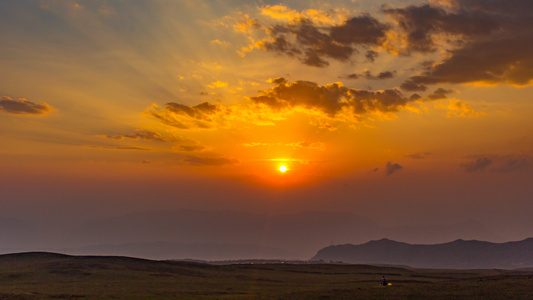 4k日落夕阳视频