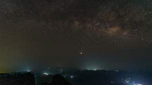 银河延时星轨4k18秒视频