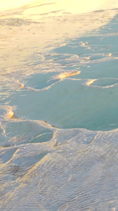 土耳其棉花堡钙化池合集实拍旅游景点视频