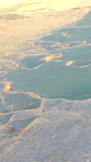 土耳其棉花堡钙化池合集实拍旅游景点31秒视频