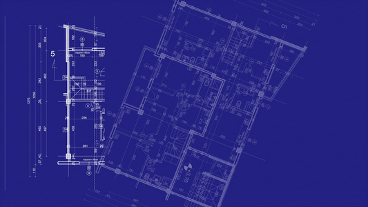 蓝图房屋计划草图视频