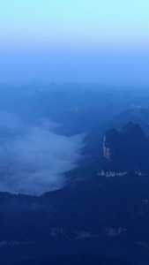 晨雾下的桂林山水大好河山视频