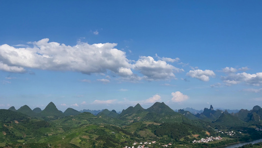 桂林山水风光延时素材视频