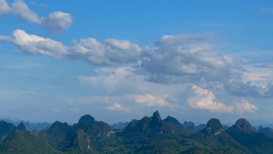 桂林山水风光延时素材视频