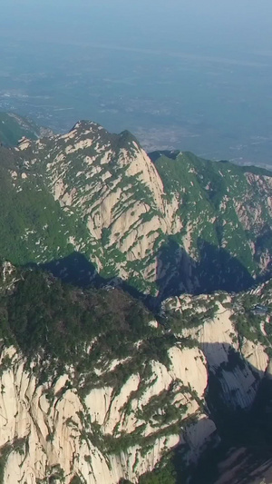 陕西华山风景区航拍陕西渭南华山10秒视频