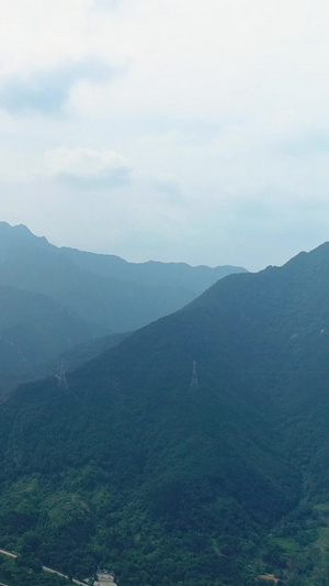 蓝田玉山航拍玉山旅游58秒视频