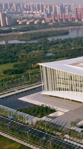 西安国际会议中心地标建筑视频