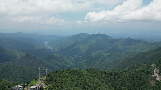 祖国大好河山青山绿水自然风光航拍视频