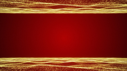 流动炫光粒子红色背景视频