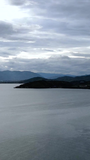 航拍清晨的大理洱海双廊延时摄影视频11秒视频