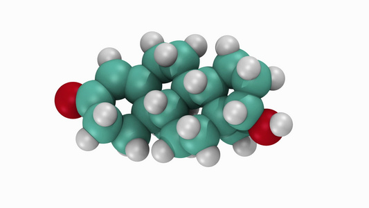 雄性激素睾酮分子视频