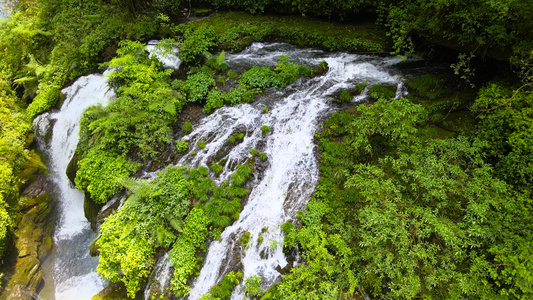 宜昌5A风景区三峡人家龙进溪情鹰瀑合集4K视频