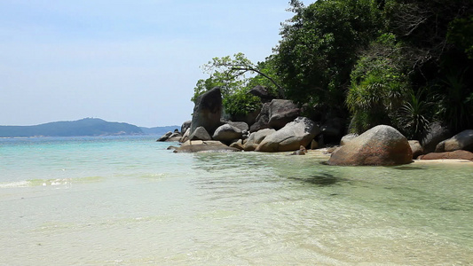 海岸线, Perhentian Besar, Perhentian 群岛, 马来西亚视频