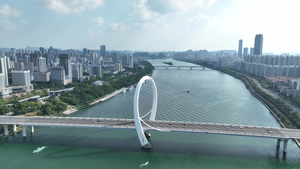 4k广西柳州白沙大桥6秒视频