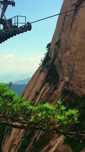 【旅游宣传片】安徽黄山索道缆车合集旅游景区88秒视频