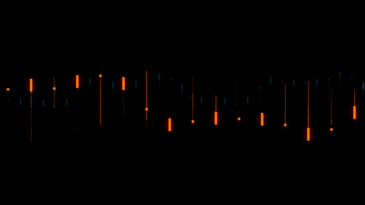 4K科技图表HUD[散点图]视频