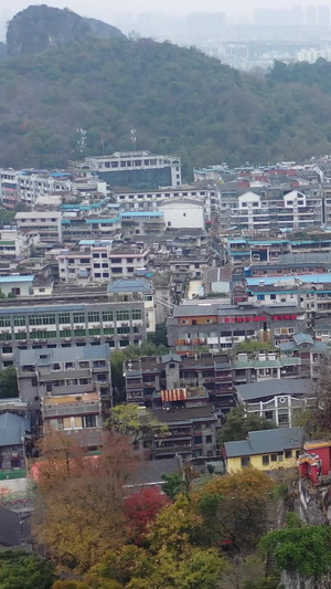 广西桂林独秀峰王城风光桂林旅游32秒视频