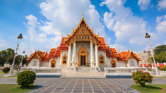 泰国曼谷著名寺庙景点视频