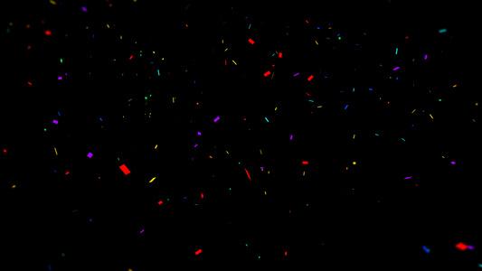 一组彩条彩带彩条下落修饰元素动画视频