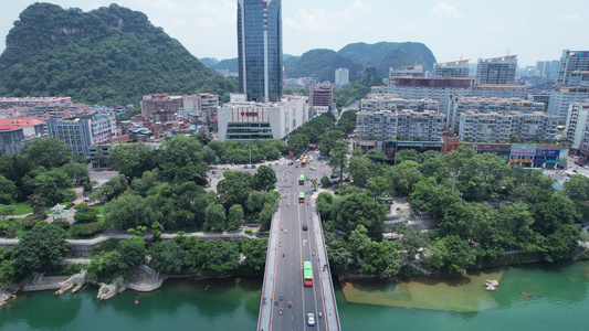 谷埠街商圈及周边建筑视频