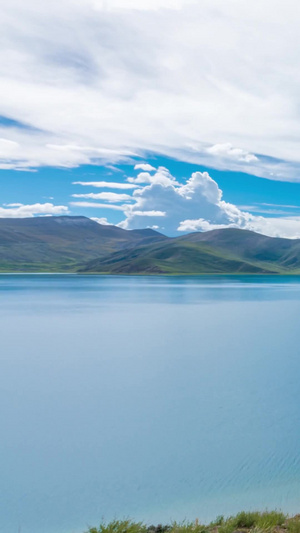 西藏羊湖延时三大圣湖15秒视频