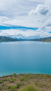 西藏羊湖延时三大圣湖视频