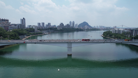 柳江的大桥[柳北]视频