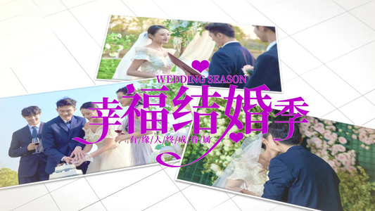 520摄图网马赛克拼图婚礼旅行家庭相册AECC2015模板视频