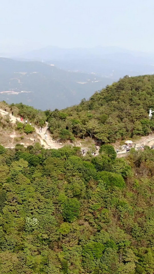 航拍深圳梧桐山自然风光40秒视频