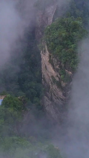 张家界武陵源风景航拍航拍中国6秒视频