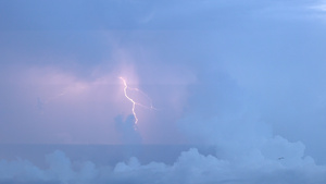 自然雷雨天闪电合集4K48秒视频