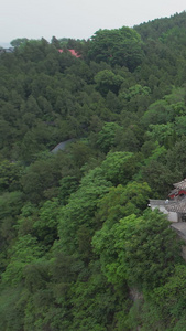 5A景区龙门石窟景点香山寺航拍视频旅游目的地视频