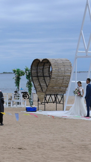 秦皇岛海滨婚纱拍摄基地4a旅游景点50秒视频
