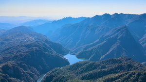 4K航拍井冈山笔架山风景区64秒视频