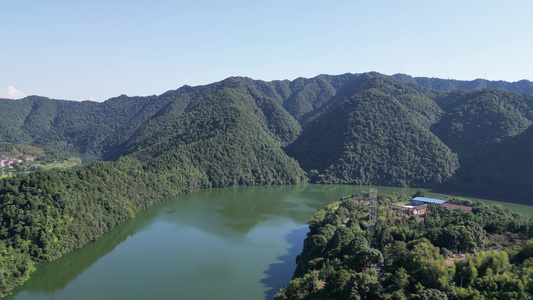 祖国大好河山青山绿水自然风光航拍视频