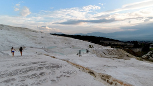 土耳其著名景点棉花堡实拍4K18秒视频