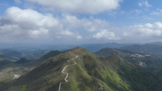 4k福建高岗山陆上风电视频