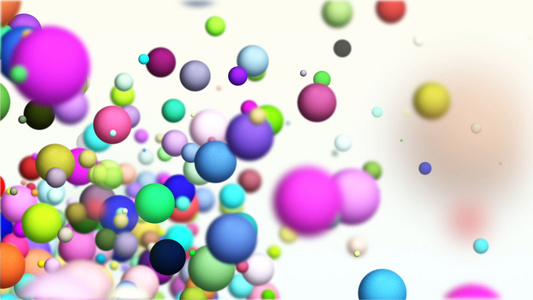 球体粒子运动视频