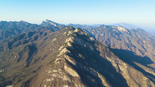 4K航拍洛阳白云山5A级风景区视频