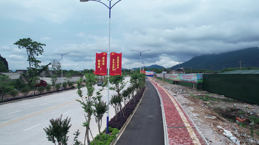 桂林城市拓展新修路视频