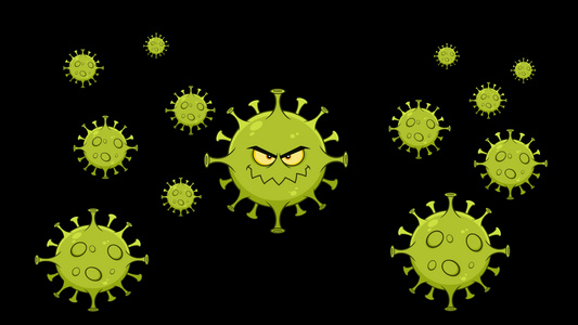 致病细菌的卡通性视频