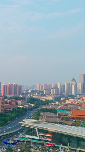 天津之眼摩天轮一线城市42秒视频
