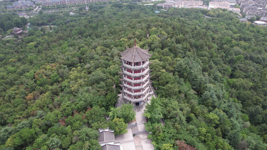 安徽蚌埠城市风光城市建设绿化交通航拍 视频