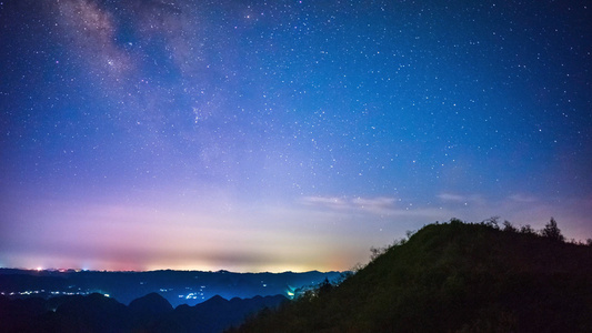 8k星空延时视频