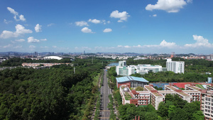 4k广州大学城大景12秒视频