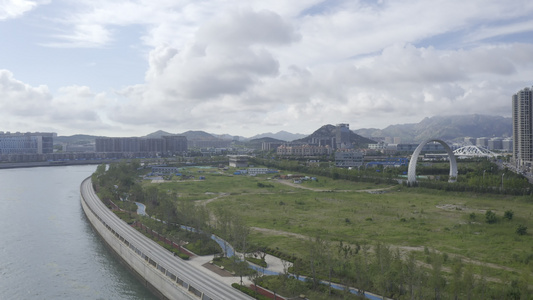 东方影都航拍唯美风景[中影集团]视频