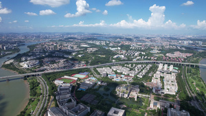 4k广州大学城大景22秒视频