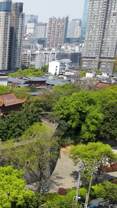 航拍长沙历史古建筑天心阁4A景点视频