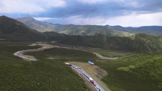 大山山林航拍视频