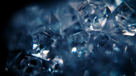 蓝冰结晶运动背景视频